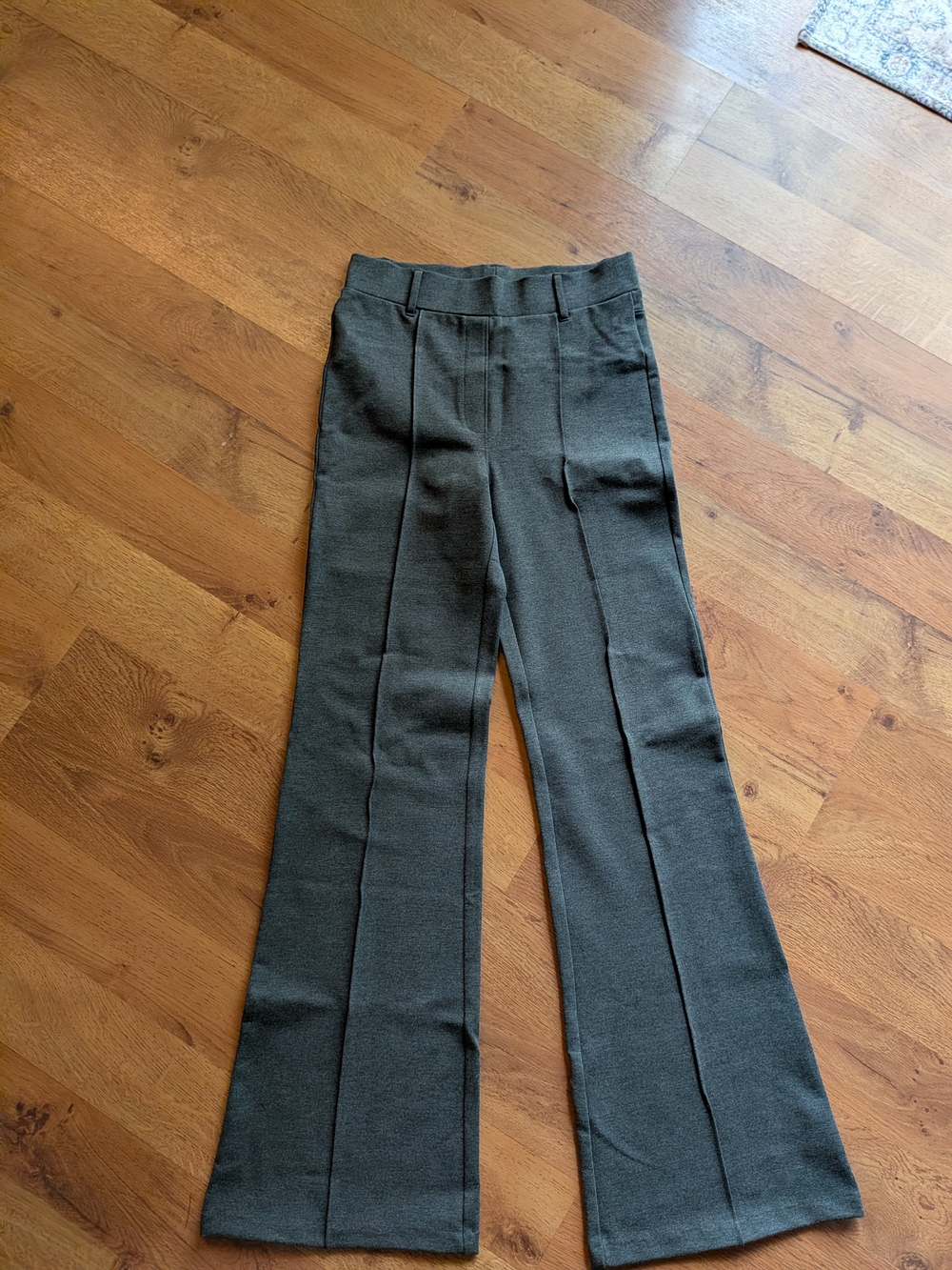 Quince Women's Gray Tailored Trouser Pants